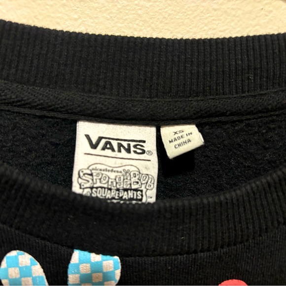 Vans X SpongeBob Aloha Crew Sweatshirt Limited Edition, Size XS - Picture 4 of 7